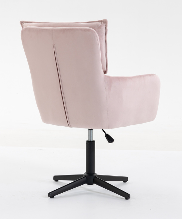 HOKER HR250CROSS PUDROWY RÓŻ WELUR  CZARNA PODSTAWA