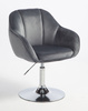 HOKER HR2055N GRAFITOWY WELUR CHROMOWANA PODSTAWA