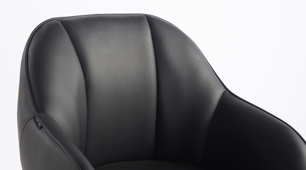 HOKER HR2055W CZARNY CHROMOWANA PODSTAWA