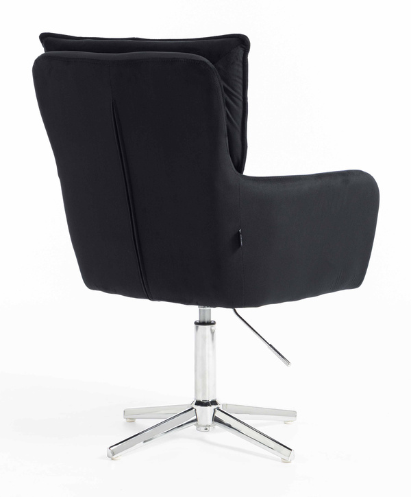 HOKER HR250CROSS CZARNY WELUR  CHROMOWANA PODSTAWA