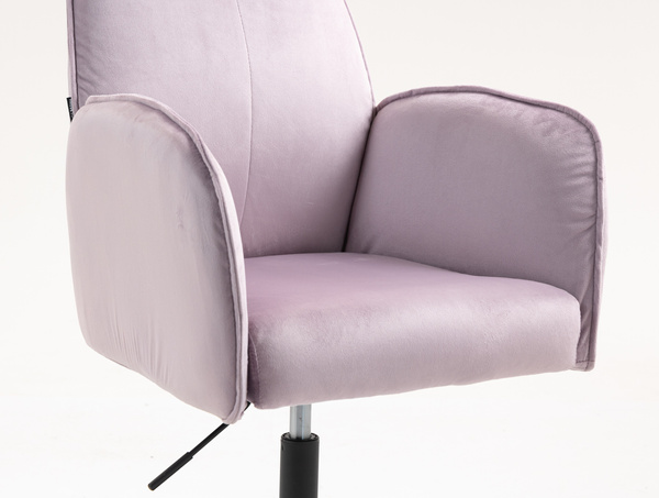 FOTEL HR280N WRZOSOWY WELUR CZARNA PODSTAWA