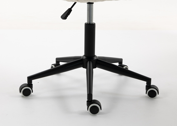 HOKER HR2055K KREMOWY BARANEK CZARNA PODSTAWA