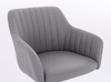 FOTEL HR190CROSS SZARY CHROMOWANA PODSTAWA