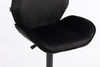 FOTEL HR350W CZARNY WELUR CZARNA PODSTAWA