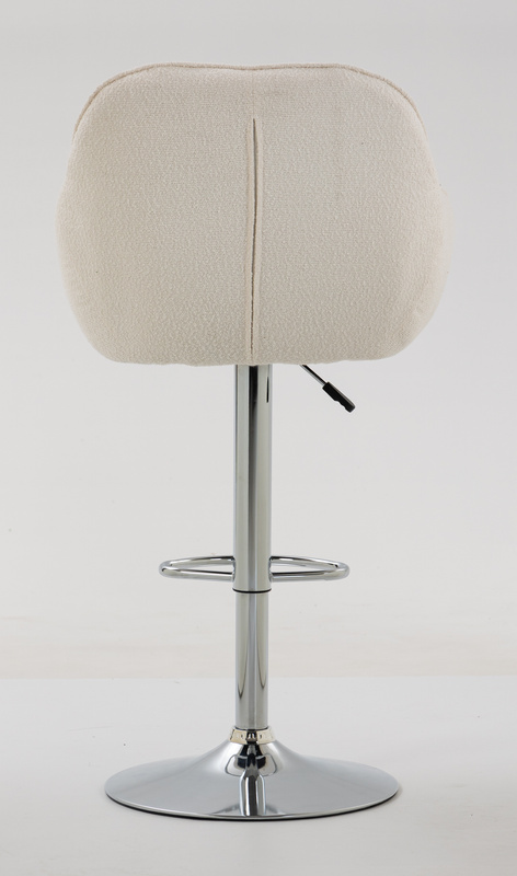 HOKER HR2055W KREMOWY BARANEK CHROMOWANA PODSTAWA