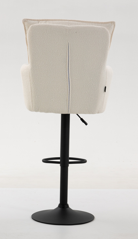 HOKER HR250W KREMOWY BARANEK CZARNA PODSTAWA