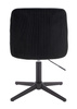 FOTEL HR920CROSS CZARNY WELUR CZARNA PODSTAWA