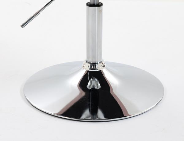 HOKER HR250N PUDROWY RÓŻ WELUR  CHROMOWANA PODSTAWA