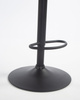 HOKER HR2055W GRAFITOWY WELUR CZARNA PODSTAWA