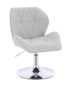 HOKER HR212N SZARY BARANEK CHROMOWANA PODSTAWA