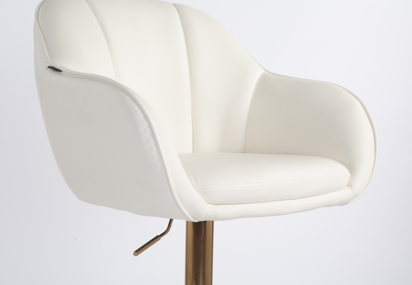 HOKER HR2055W BIAŁY ZŁOTA PODSTAWA