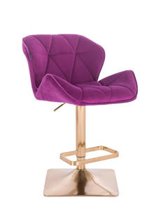 HOKER HR111KW FUKSJA WELUR ZŁOTA PODSTAWA