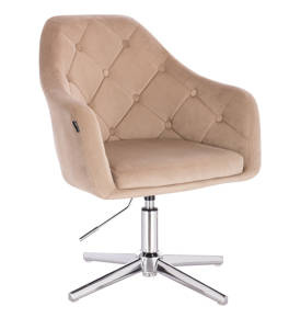 HOKER HR831CROSS LATTE WELUR CHROMOWANA PODSTAWA