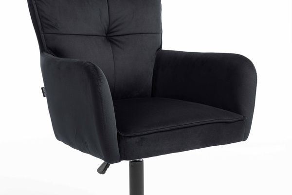 HOKER HR250CROSS CZARNY WELUR  CZARNA PODSTAWA