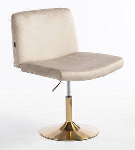 HOKER HR150N LATTE WELUR ZŁOTA PODSTAWA