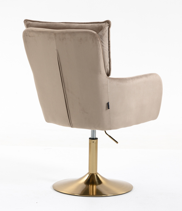 HOKER HR250N LATTE WELUR  ZŁOTA PODSTAWA