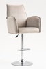 FOTEL HR280W LATTE WELUR CHROMOWANA PODSTAWA