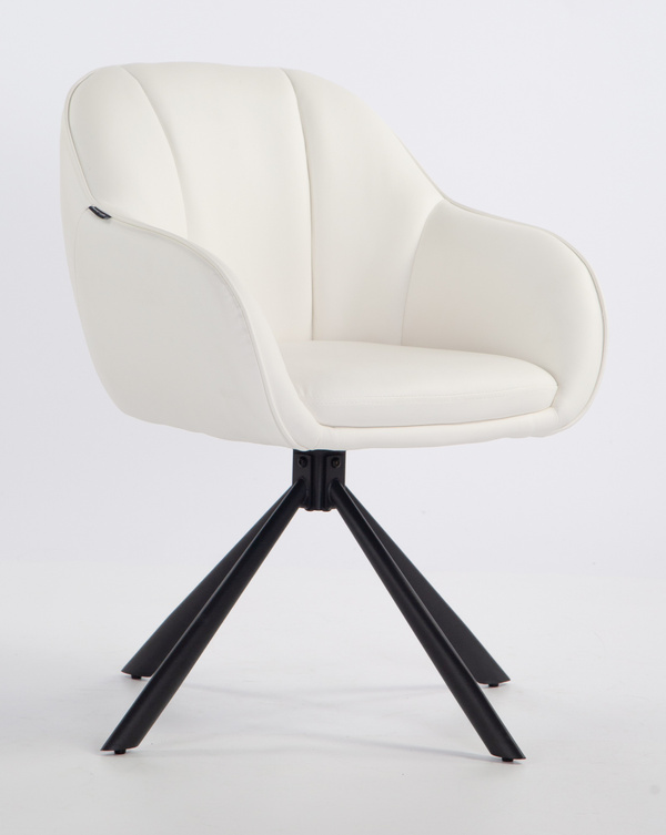 FOTEL HR2055 BIAŁY CZARNY PAJĄK