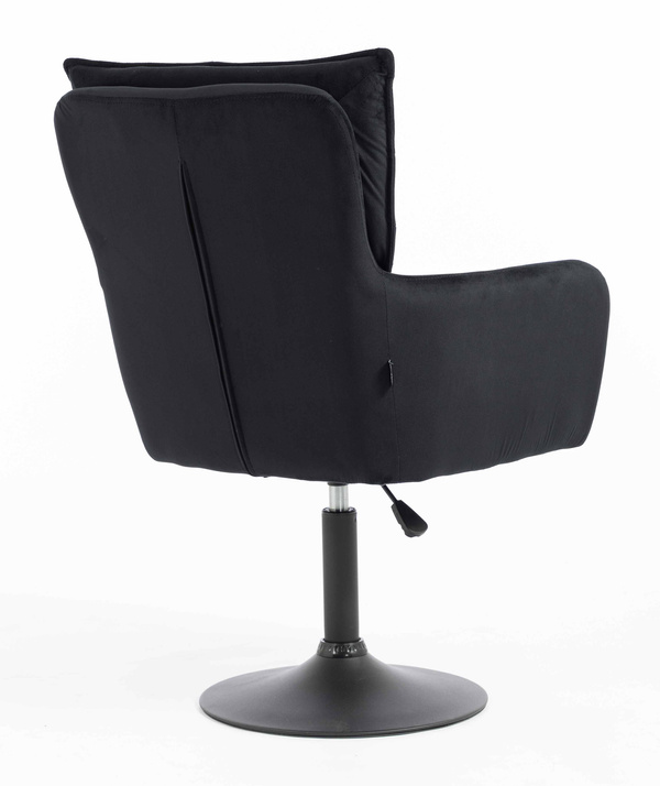 HOKER HR250N CZARNY WELUR  CZARNA PODSTAWA