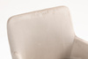 FOTEL HR4318K LATTE WELUR ZŁOTA PODSTAWA