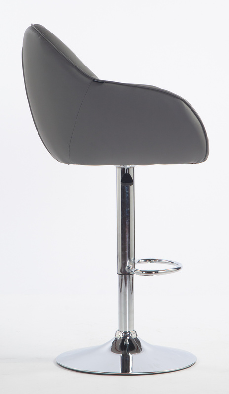 HOKER HR2055W SZARY CHROMOWANA PODSTAWA