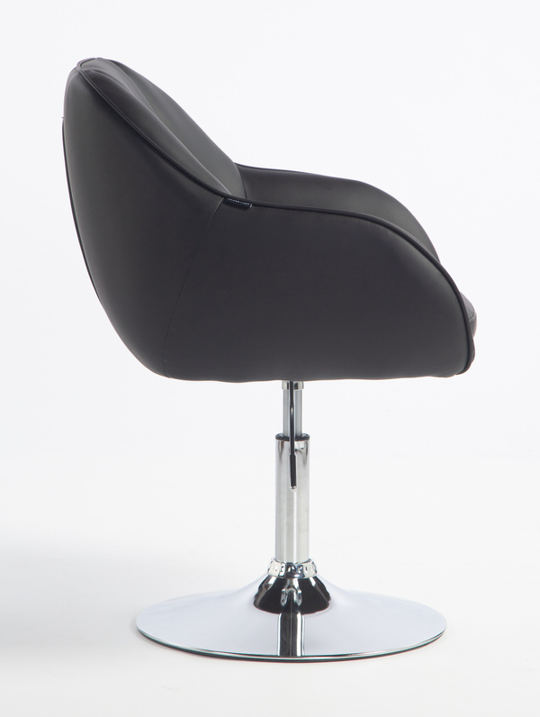 HOKER HR2055N CZARNY CHROMOWANA PODSTAWA