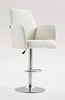 FOTEL HR280W KREMOWY BARANEK CHROMOWANA PODSTAWA