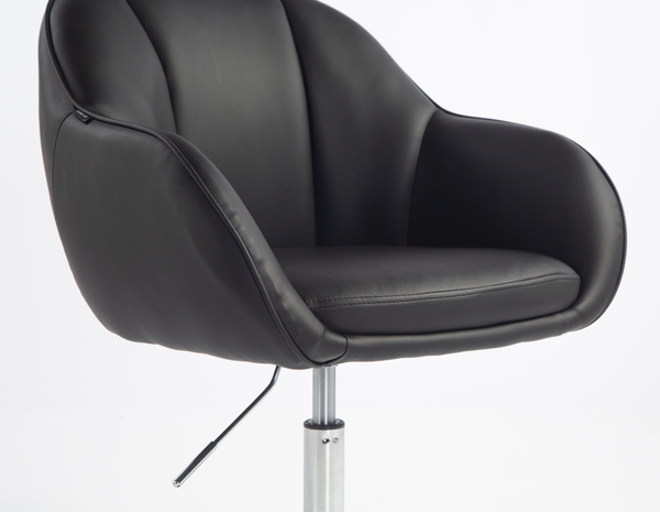 HOKER HR2055N CZARNY CHROMOWANA PODSTAWA