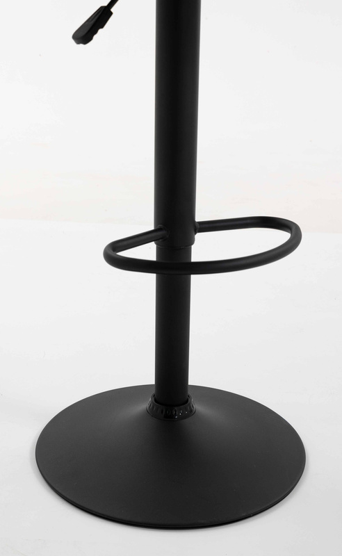 FOTEL HR8404W KREMOWY BARANEK CZARNA PODSTAWA