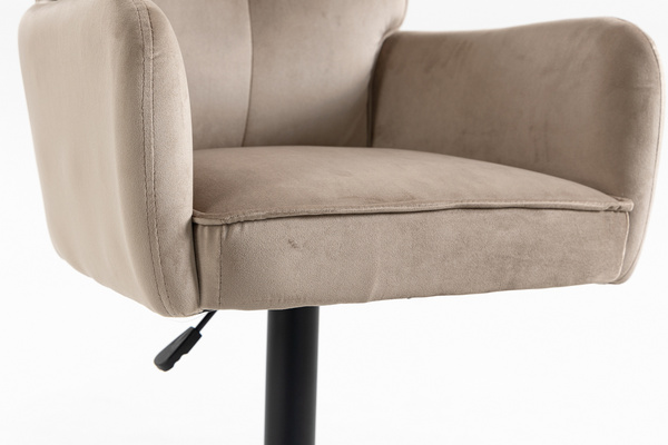 HOKER HR250KW LATTE WELUR CZARNA PODSTAWA