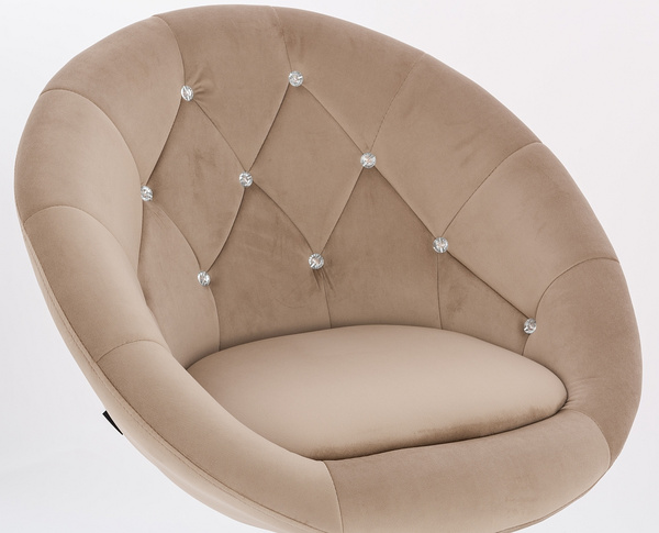 FOTEL HR8516CN LATTE WELUR