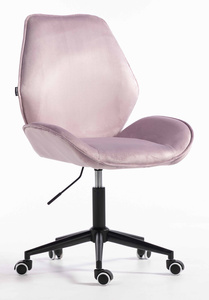 FOTEL HR350K WRZOSOWY WELUR CZARNA PODSTAWA