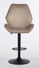 FOTEL HR350W LATTE WELUR CZARNA PODSTAWA