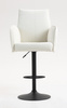 FOTEL HR280W KREMOWY BARANEK CZARNA PODSTAWA