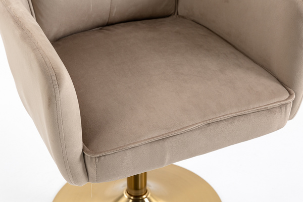 HOKER HR250N LATTE WELUR  ZŁOTA PODSTAWA