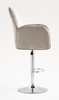 FOTEL HR280W LATTE WELUR CHROMOWANA PODSTAWA