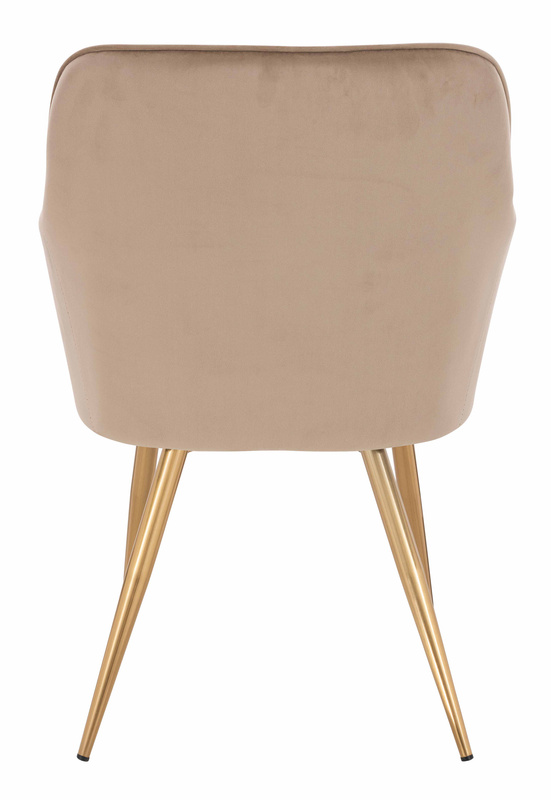 HOKER HR550 CZARNY WELUR ZŁOTE NOGI