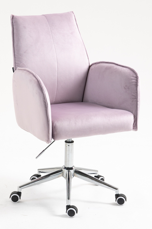 FOTEL HR280K WRZOSOWY WELUR CHROMOWANA PODSTAWA