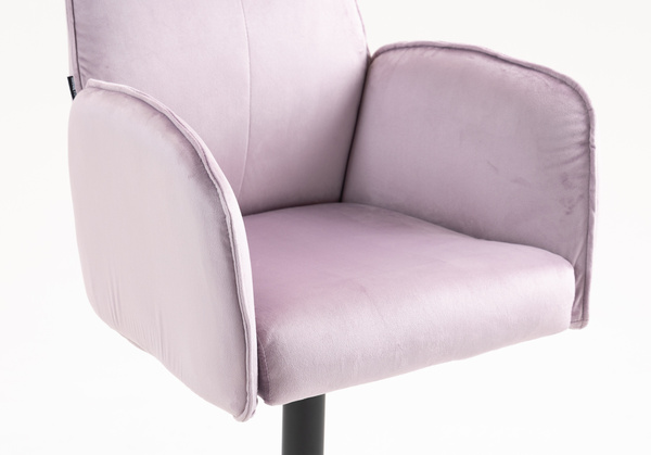 FOTEL HR280W WRZOSOWY WELUR CZARNA PODSTAWA