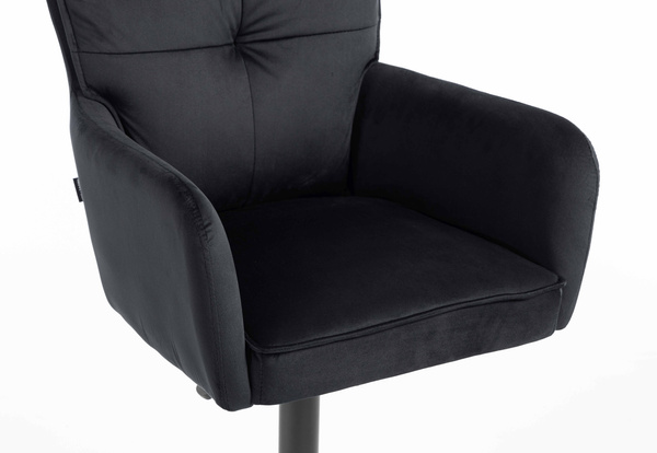 HOKER HR250KW CZARNY WELUR CZARNA PODSTAWA