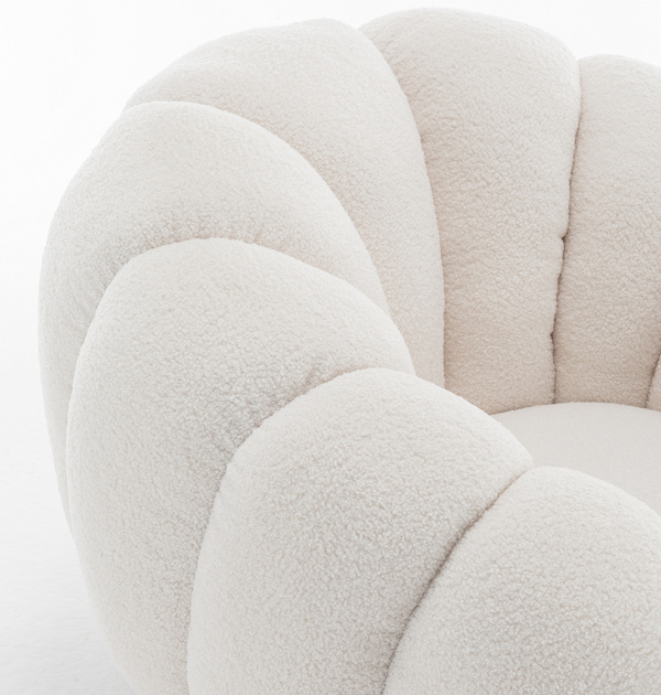 FOTEL HR9223 DYNIA BIAŁY BARANEK