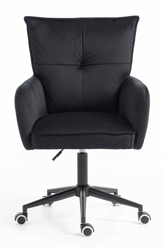 HOKER HR250K CZARNY WELUR  CZARNA PODSTAWA