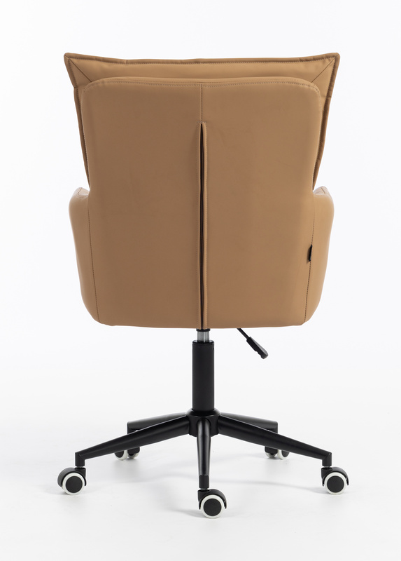 HOKER HR250K KARMELOWY EKOSKÓRA PREMIUM SOFT CZARNA PODSTAWA