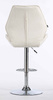 FOTEL HR350W KREMOWY BARANEK CHROMOWANA PODSTAWA