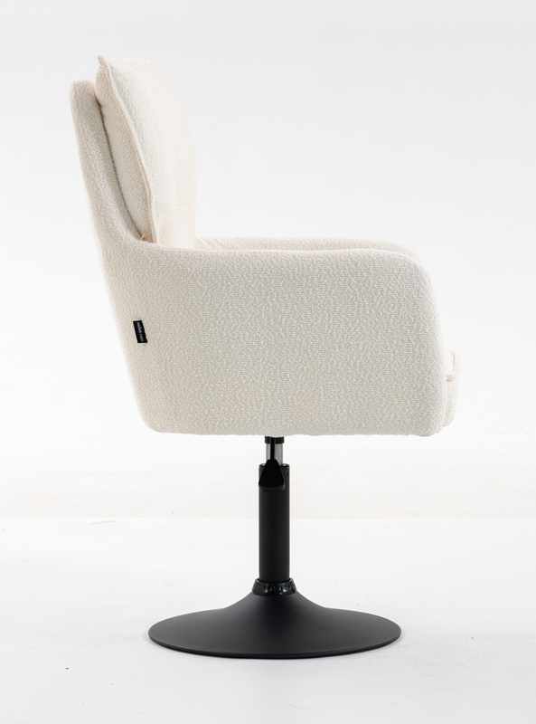 HOKER HR250N KREMOWY BARANEK CZARNA PODSTAWA