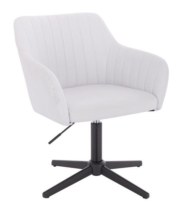 FOTEL HR190CROSS BIAŁY CZARNA PODSTAWA