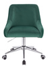 FOTEL HR920K BUTELKOWA ZIELEŃ WELUR CHROMOWANA PODSTAWA