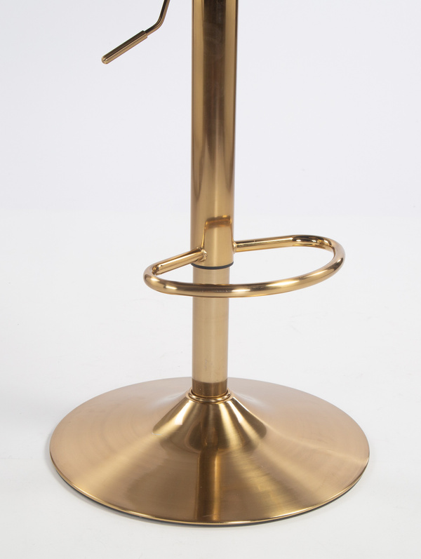 HOKER HR2055W KREMOWY WELUR ZŁOTA PODSTAWA