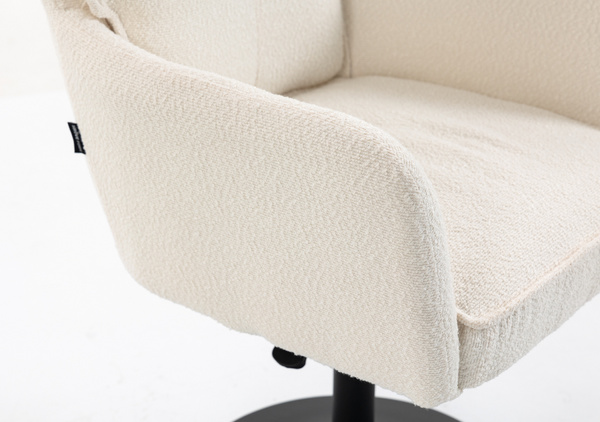 HOKER HR250N KREMOWY BARANEK CZARNA PODSTAWA