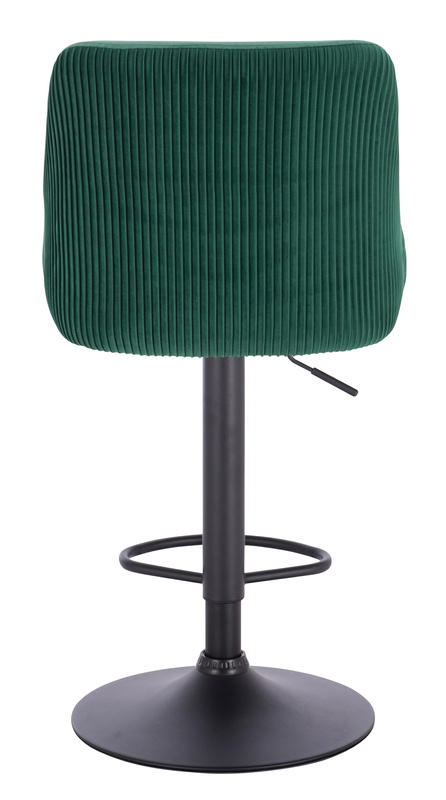 FOTEL HR920W BUTELKOWA ZIELEŃ WELUR CZARNA PODSTAWA